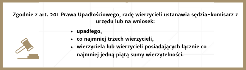 Rada wierzycieli w upadłości – rola, obowiązki i wpływ na postępowanie 1