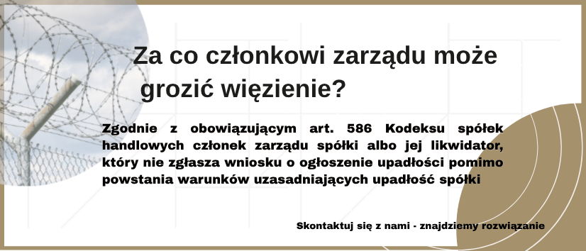 Koniec z więzieniem za niezgłoszenie upadłości? Prezydenckie weto nie wstrzymało dyskusji 1